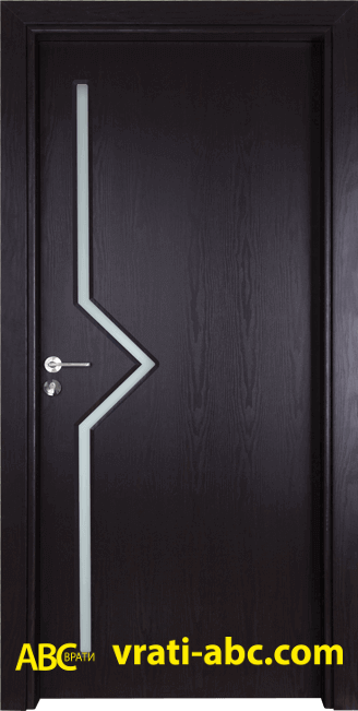 Интериорна врата Gama 201 X - Цвят Венге