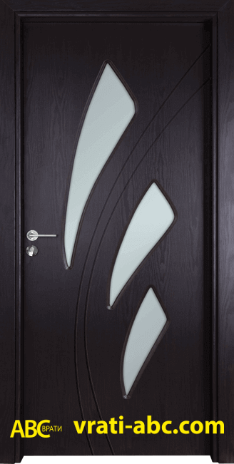 Интериорна врата Gama 202 X - Цвят Венге