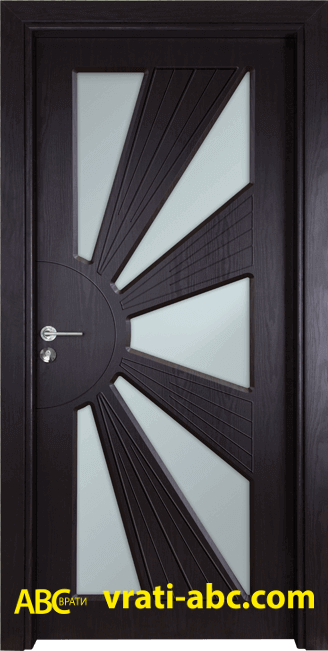 Интериорна врата Gama 204 X - Цвят Венге
