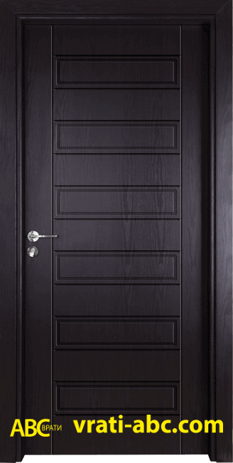 Интериорна врата Gama P 207 X - Цвят Венге