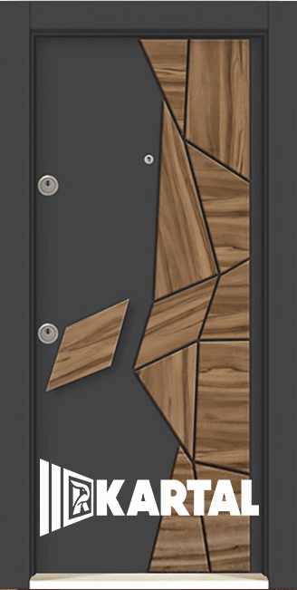 Блиндирана врата модел PVC 1206