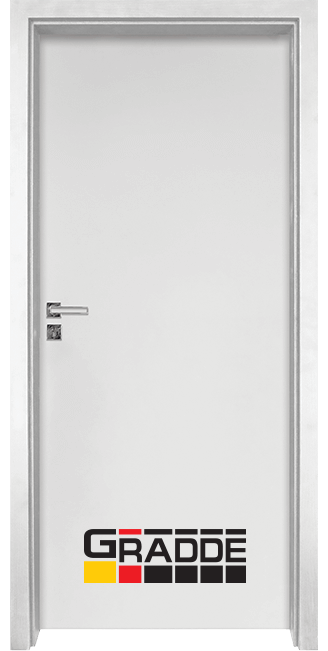 Интериорна врата Gradde модел Simpel, Бял мат