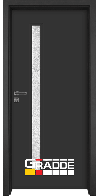 Интериорна врата модел Wartburg, серия Gradde, цвят Антрацит Мат